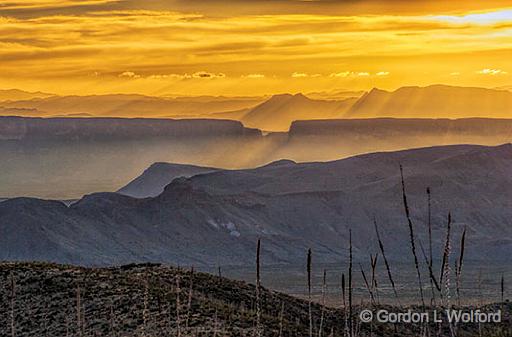 Big Bend At Sunset_6563.jpg - Photographed in Big Bend National Park, Texas, USA.